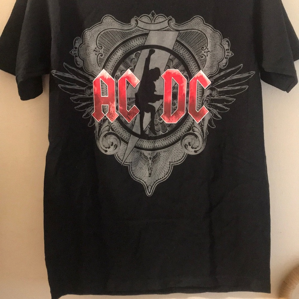Anvil black AC / DC T shirt - size -Small